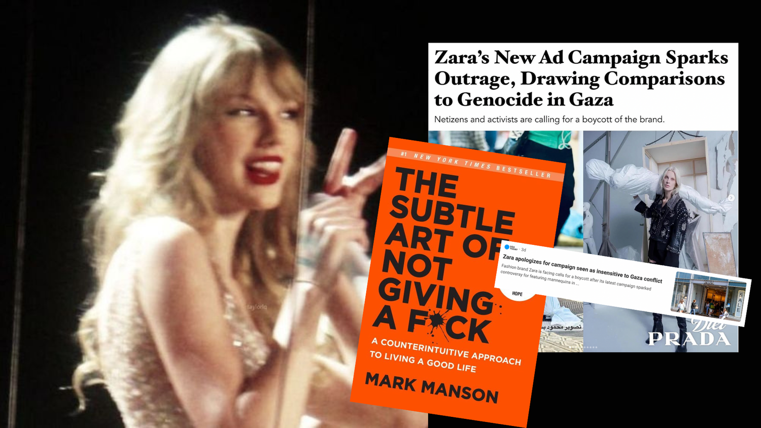 Taylor Swift, Zara, Mark Manson and The Art of Non-Reaction